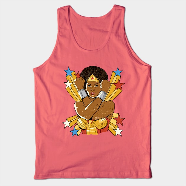 Pam Grier Action Hero Tank Top by ObiPatricKenobi